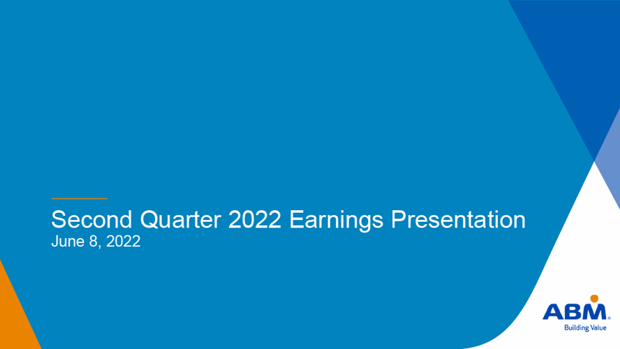 ABM Industries Q3 FY 2022 Conference Call Presentation cover image