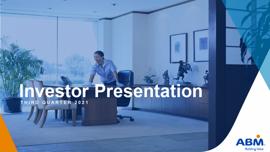 ABM Industries Q3 FY 2021 Conference Call Presentation cover image