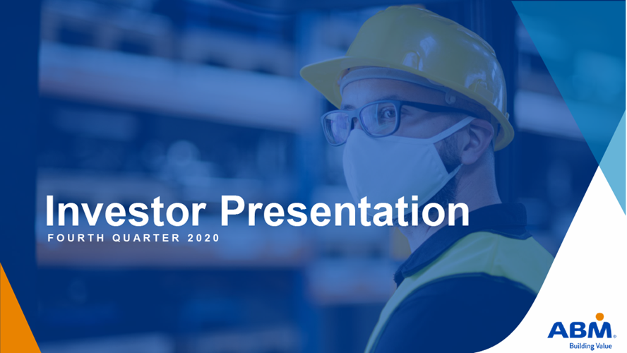 ABM Industries Q4 FY 2020 Conference Call Presentation cover image