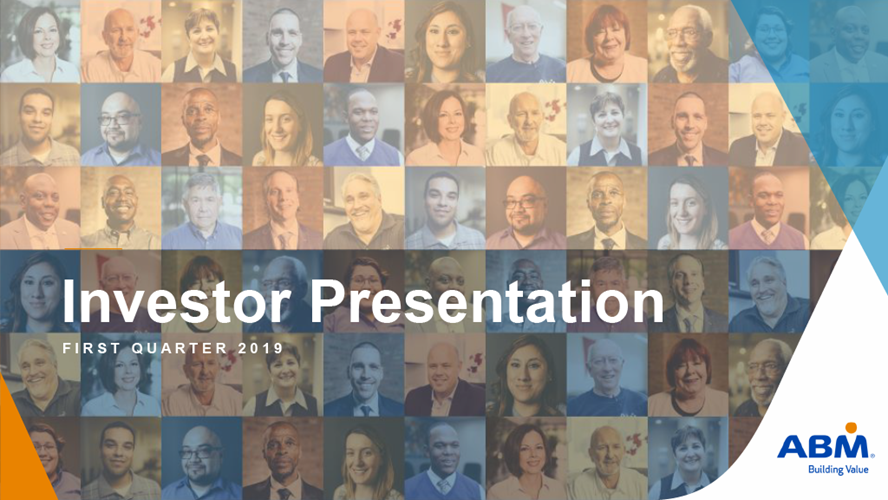 ABM Industries Q1 FY 2019 Conference Call Presentation cover image