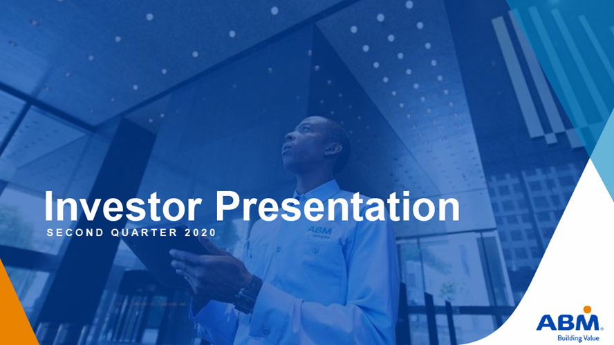 ABM Industries Q2 FY 2020 Conference Call Presentation cover image